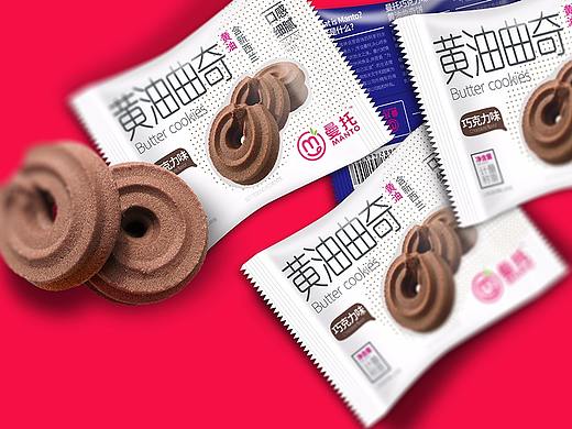 上海 曼托黄油曲奇饼包装设计