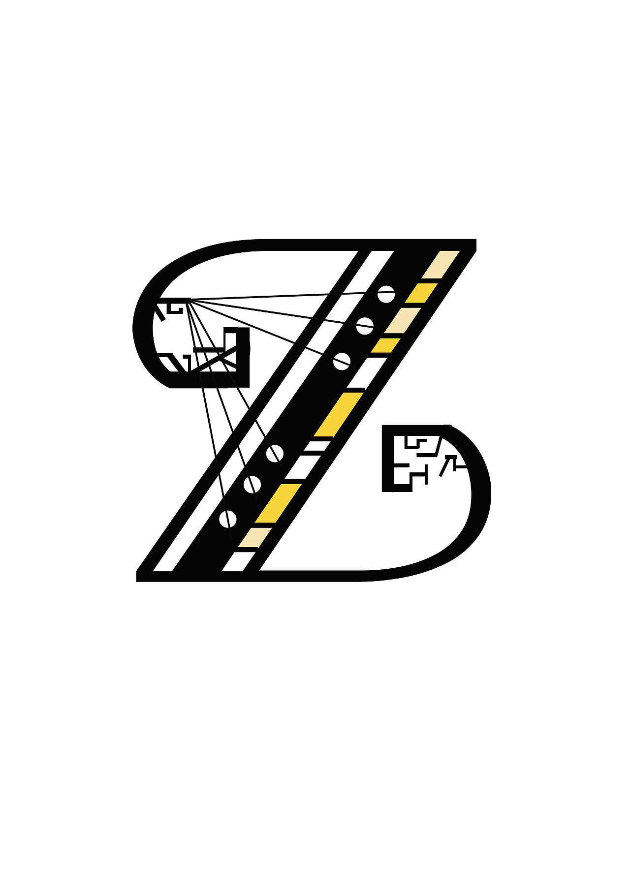 26个字母-建筑（图ZMzAxNTAyNjQ=） - 字体/字形 - 站酷设计师啊阿朝朝原创素材 - 站酷ZCOOL