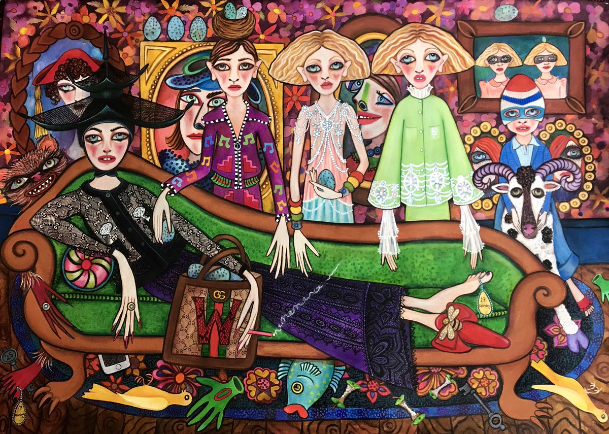 gucci聘用的插画师有什么不同寻常