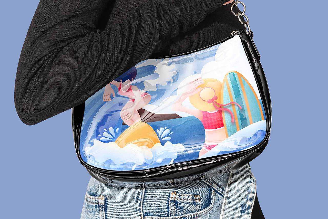 夏日海浪（图ZMjY1Mjg3MjA0） - 商业插画 - 站酷设计师相叶龙猫原创素材 - 站酷ZCOOL