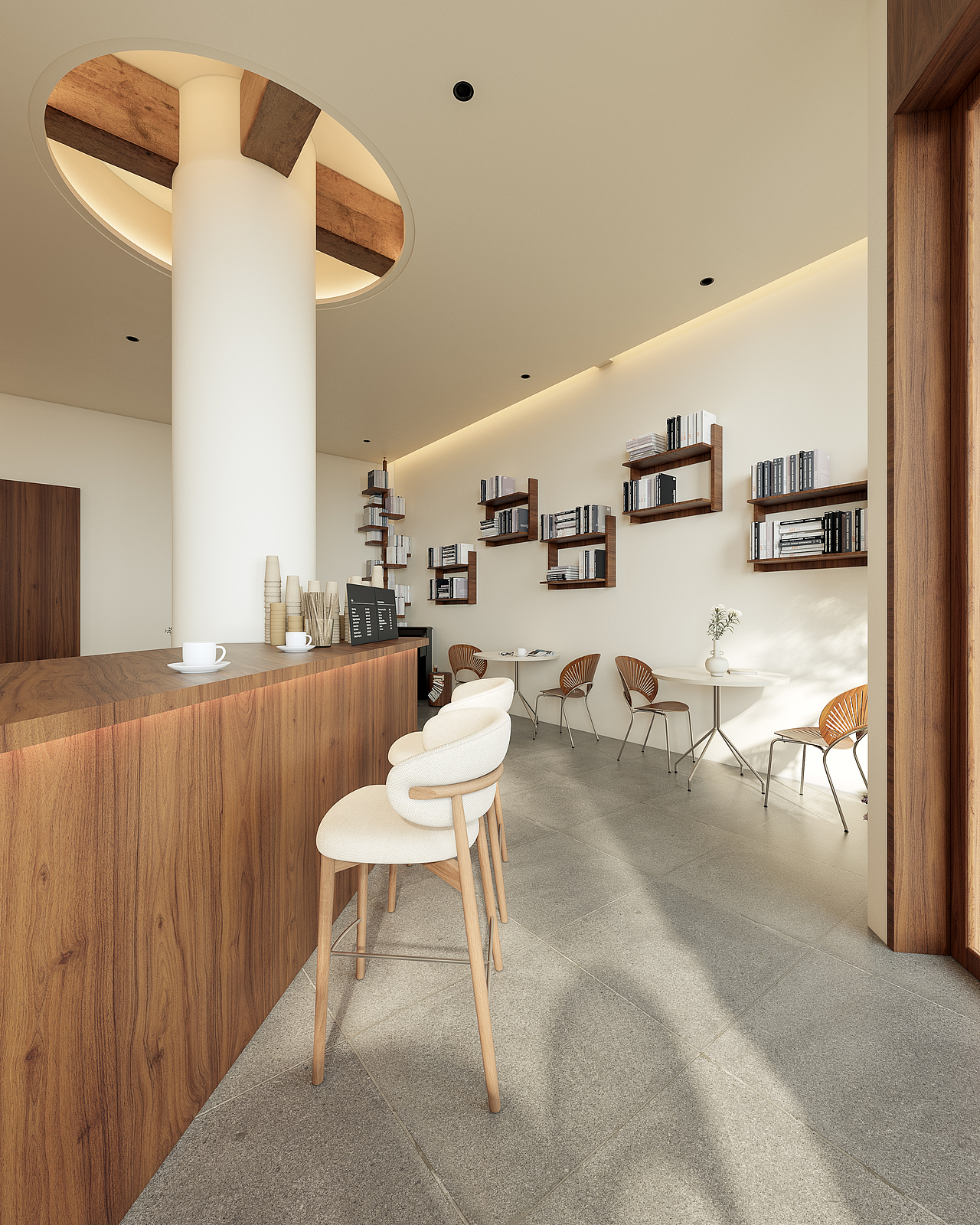 好好的咖啡与书（图ZMzE2MTY3NTEy） - 酒店餐饮设计 - 站酷设计师造屋舍空间设计原创素材 - 站酷ZCOOL