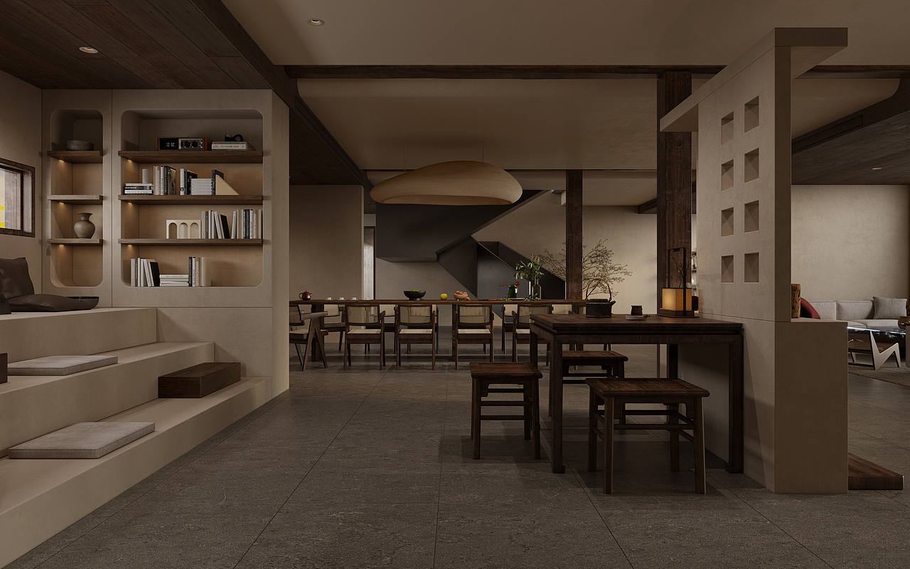 淄博民宿项目（图ZMzQxNzAxMzg0） - 酒店餐饮设计 - 站酷设计师箖筑空间设计原创素材 - 站酷ZCOOL