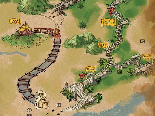 原创手绘地图