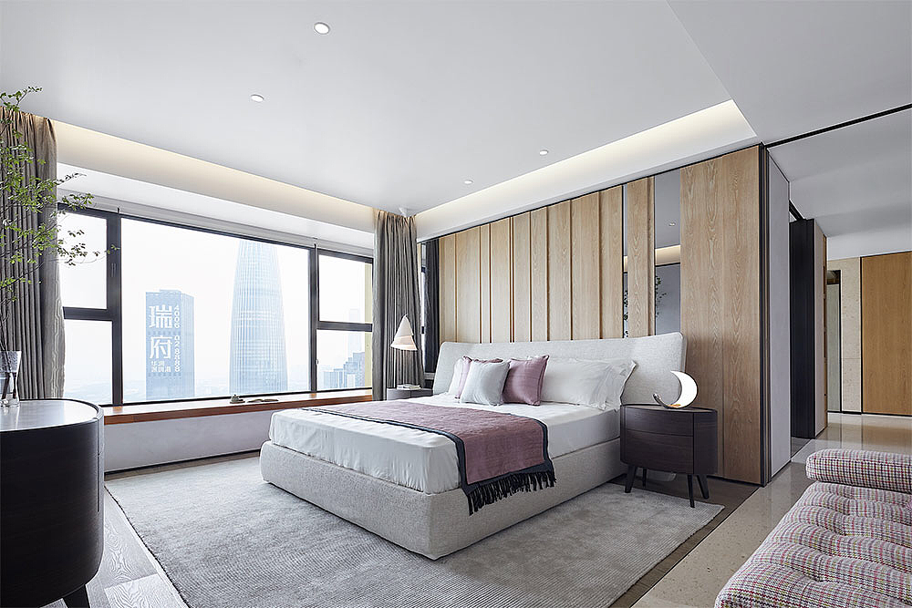 深圳华润悦府现代新中式风:以简为美,以质为雅