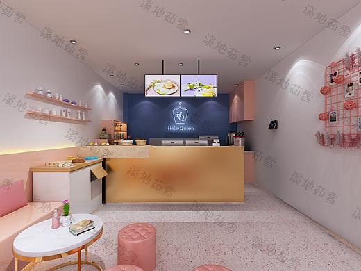 奶茶甜品店