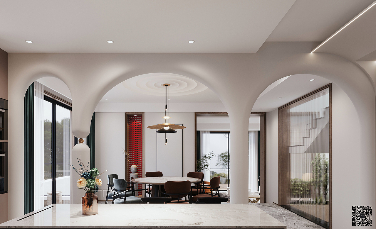 某别墅空间效果呈现