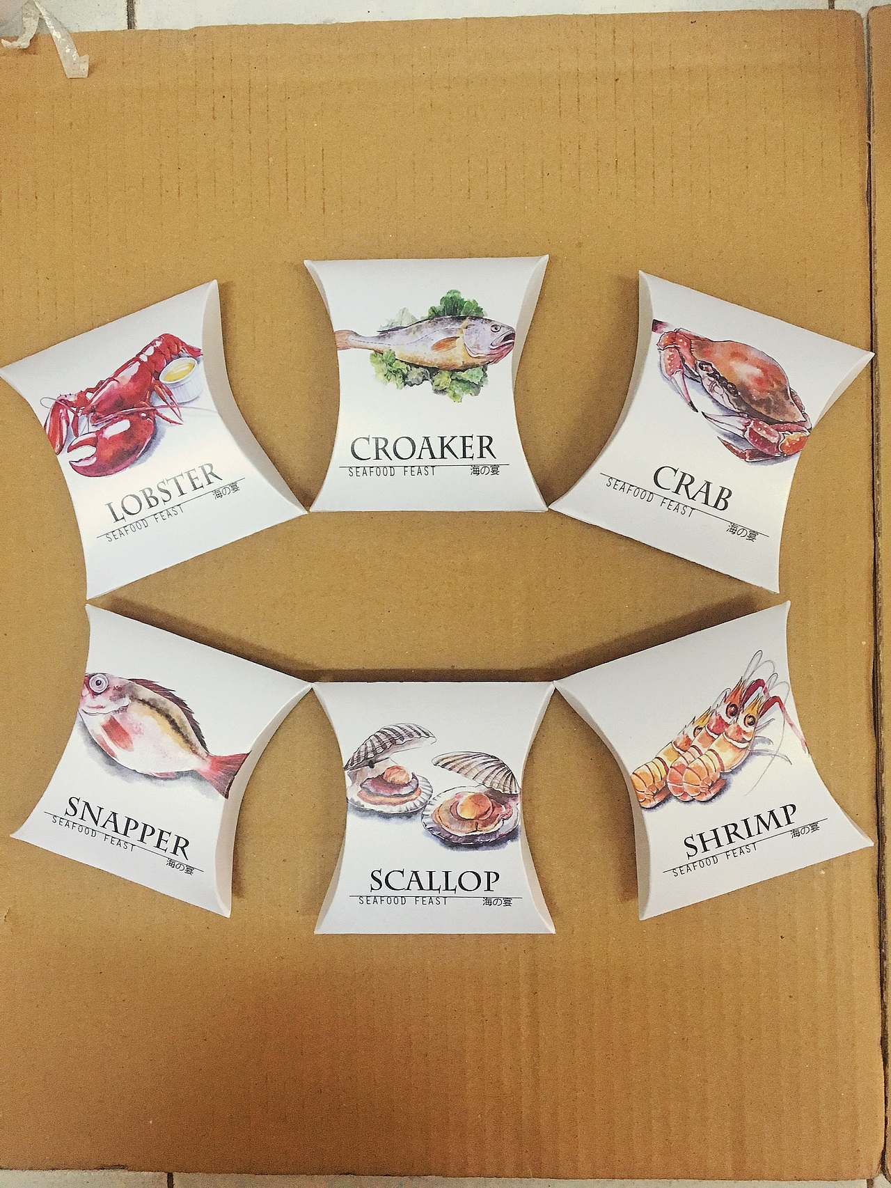 “海之宴”包装设计（图ZMTMyNzc2OTE2） - 包装 - 站酷设计师王木木阿姨原创素材 - 站酷ZCOOL