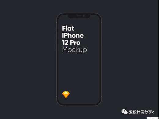 iPhone 12 Pro 高端黑样机