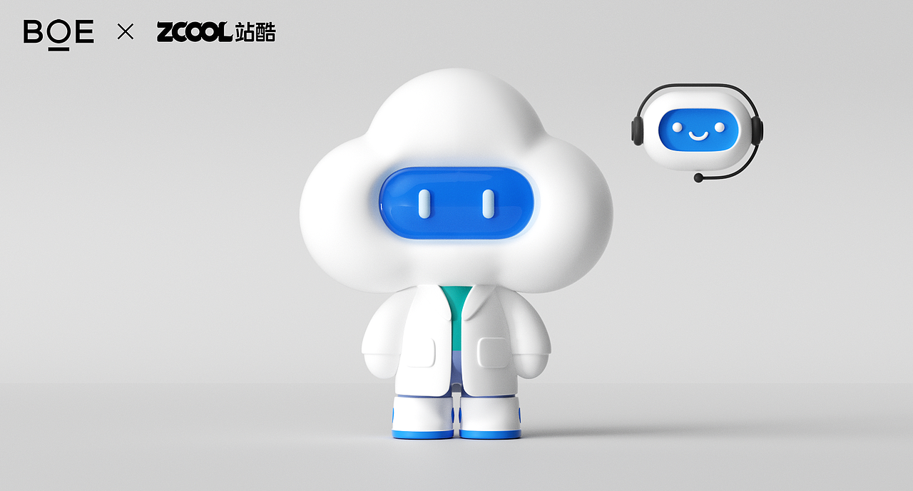 【 BOE虚拟IP 】BOE·云宝（图ZMzMwMjE3Mzgw） - IP形象 - 站酷设计师尤川_AIGC原创素材 - 站酷ZCOOL