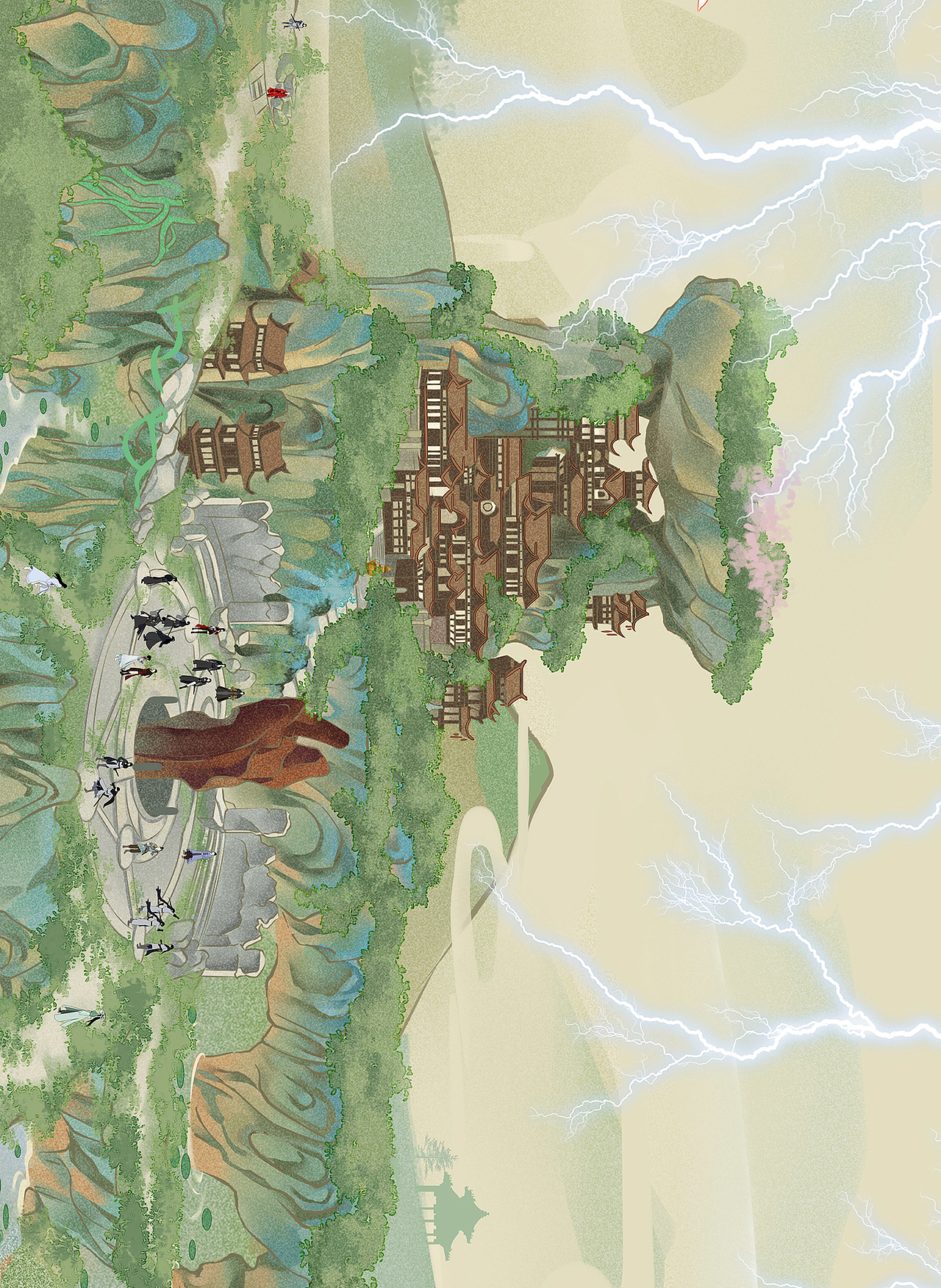 逆水寒江湖长条（图ZMjM4MTcyOTcy） - 商业插画 - 站酷设计师郭小天__原创素材 - 站酷ZCOOL