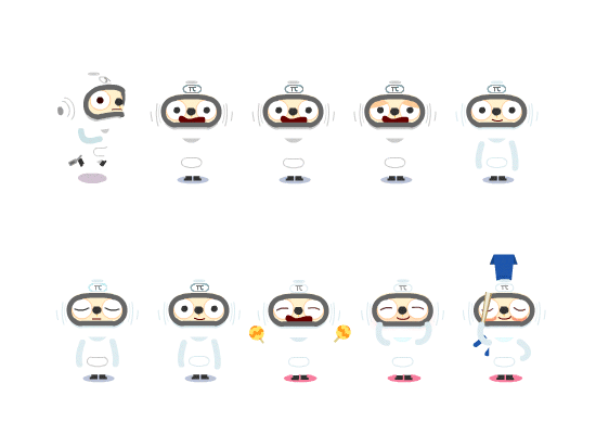 数学产品《趣味数学-HIPAI》角色设计与动态设计