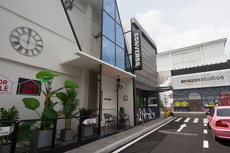 大型拍摄基地场地网红打卡地怎样装饰更好用空气透视