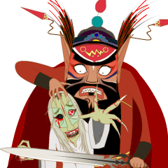 【微信表情】戏曲动画《天师钟馗》表情包（图ZNjk4MzI0MTY=） - 网络表情 - 站酷设计师东鼎动画原创素材 - 站酷ZCOOL