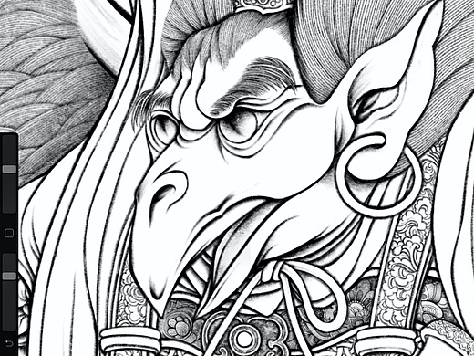 雷震子插画-概念设定17505文风19691年前雷震子插画-概念设定968011