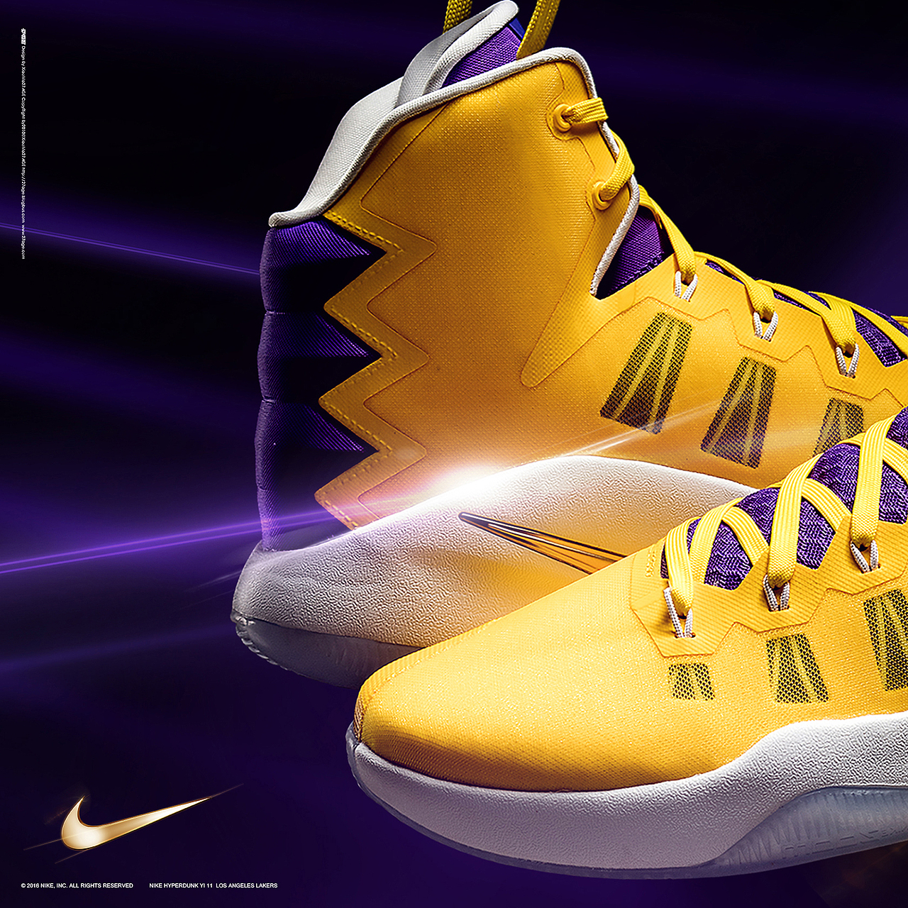 NIKE YI 11 Los Angeles Lakers