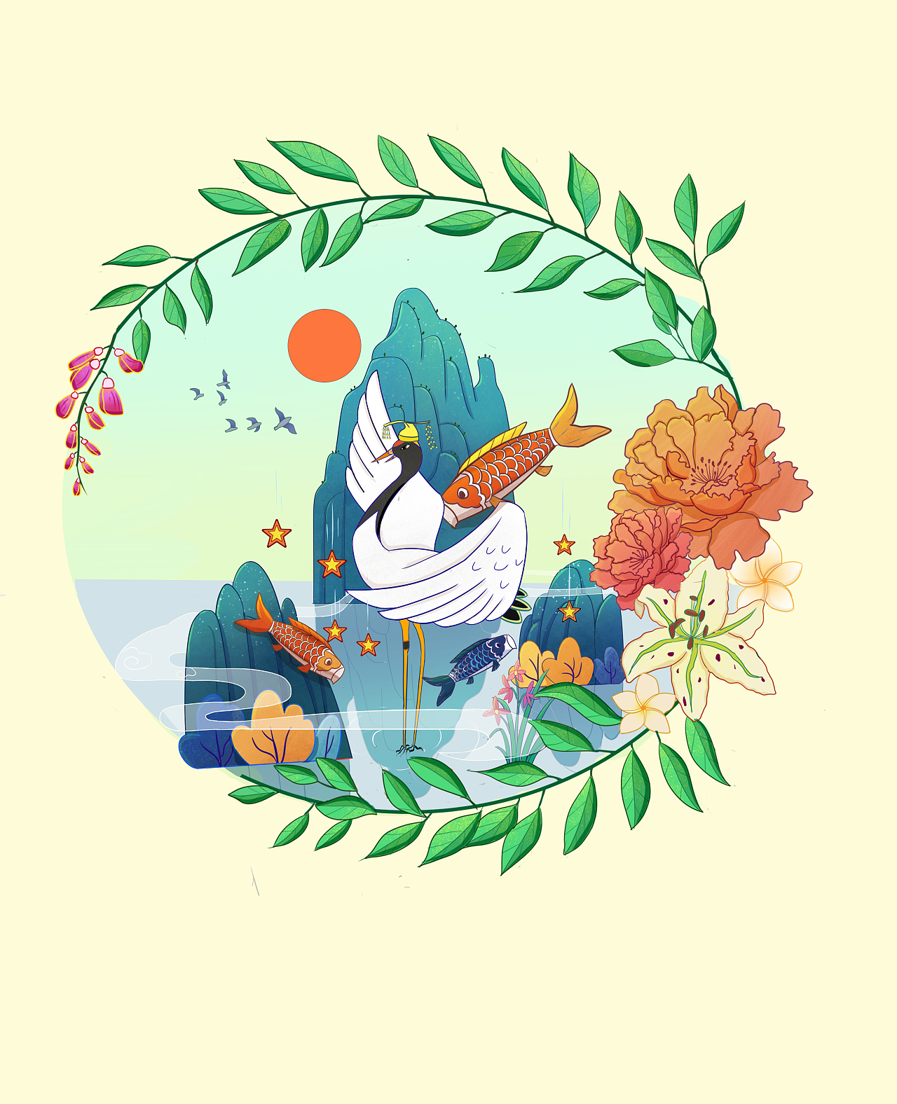 国风系列插画|插画|商业插画|灯宝 - 原创作品 - 站酷 (zcool)