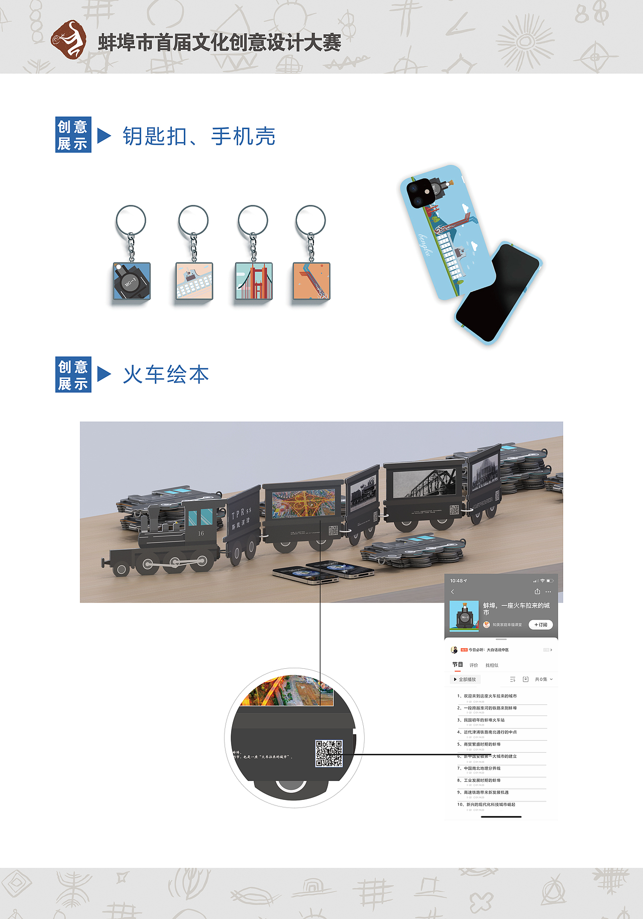 （文创产品）蚌埠，一座火车拉来的城市系列（图ZMjIyMjUxNDk2） - 其他平面 - 站酷设计师会绘原创素材 - 站酷ZCOOL