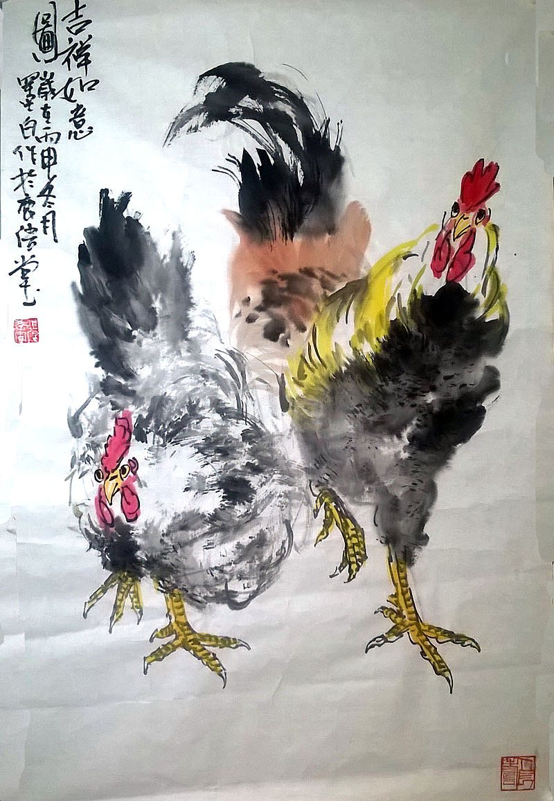 吉祥如意图_画家张学军-站酷zcool