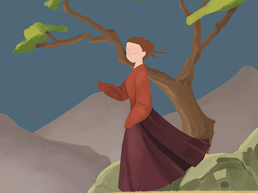 临摹-过程图铺底色（个人主页-ZNjEzNjQ3NzY=） - 创作习作 - 站酷设计师火路里原创素材 - 站酷ZCOOL