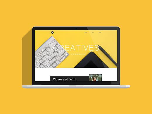 站酷建站作品集——个人版