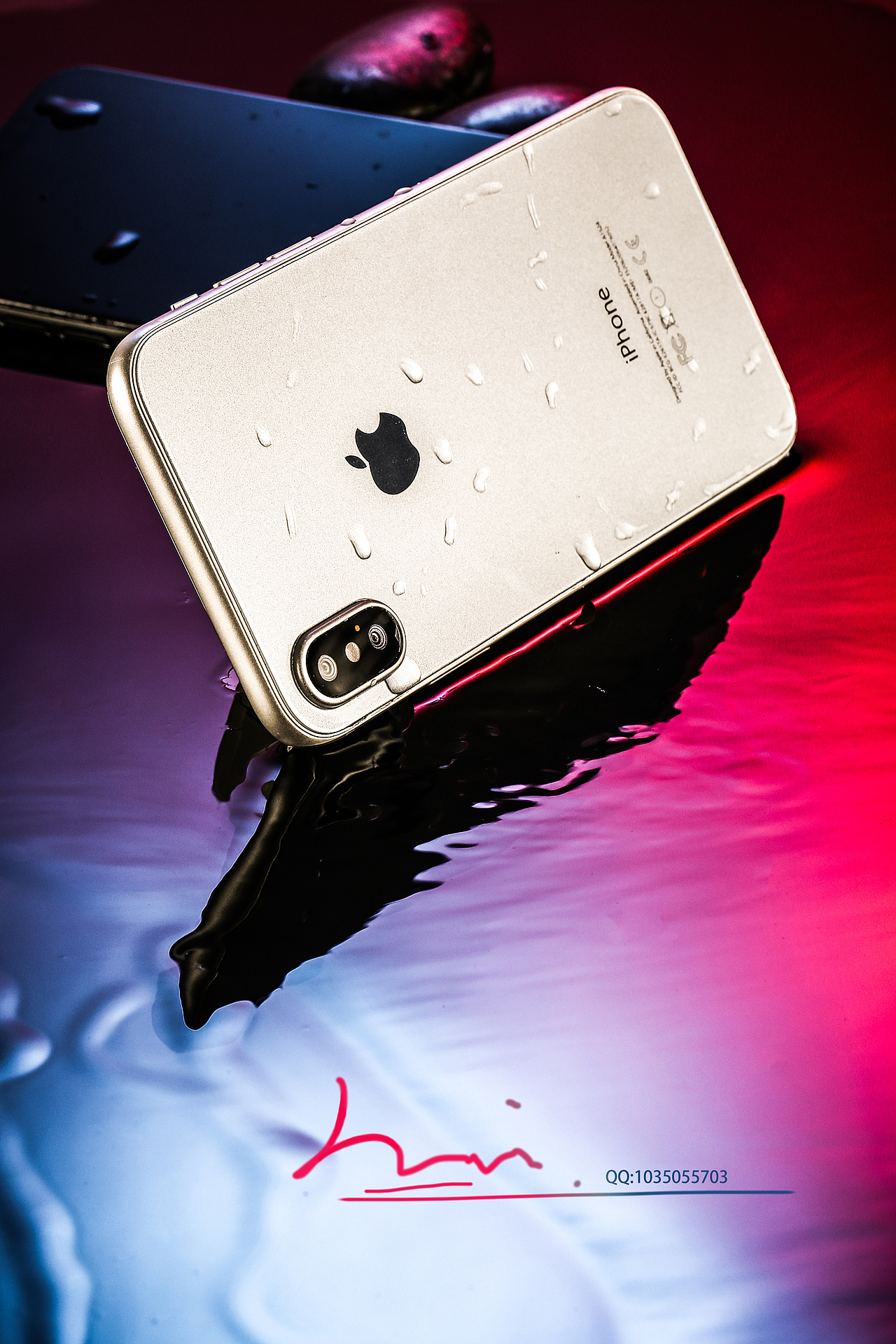 iphonex拍摄静态色彩手机创意