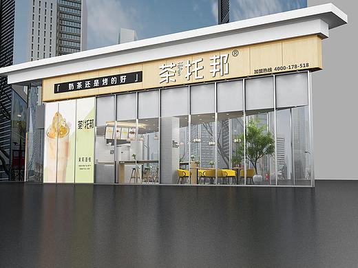 奶茶店效果图