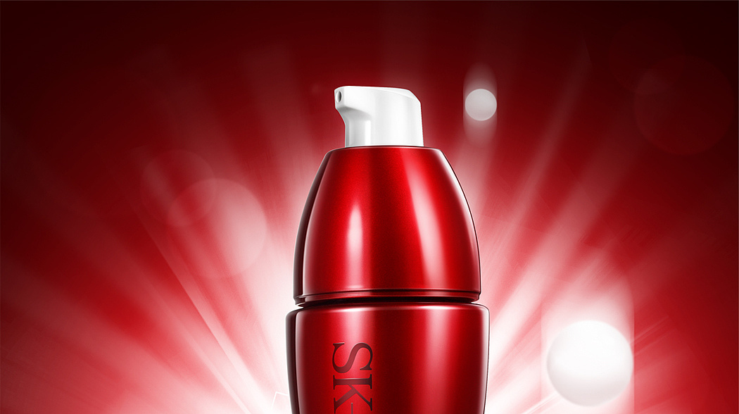 SK2化妆品平面广告天猫摄影精修图示范视频教