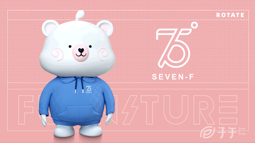75度SEVEN-F品牌LOGO&VI&IP设计