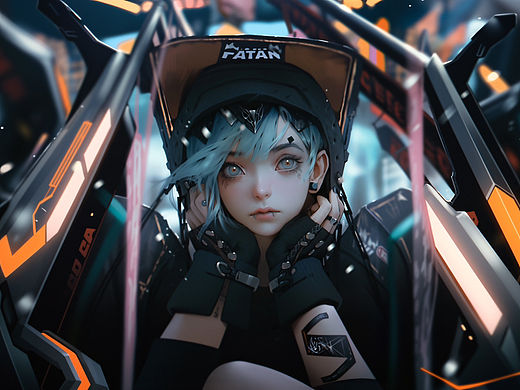赛博朋克AIGC