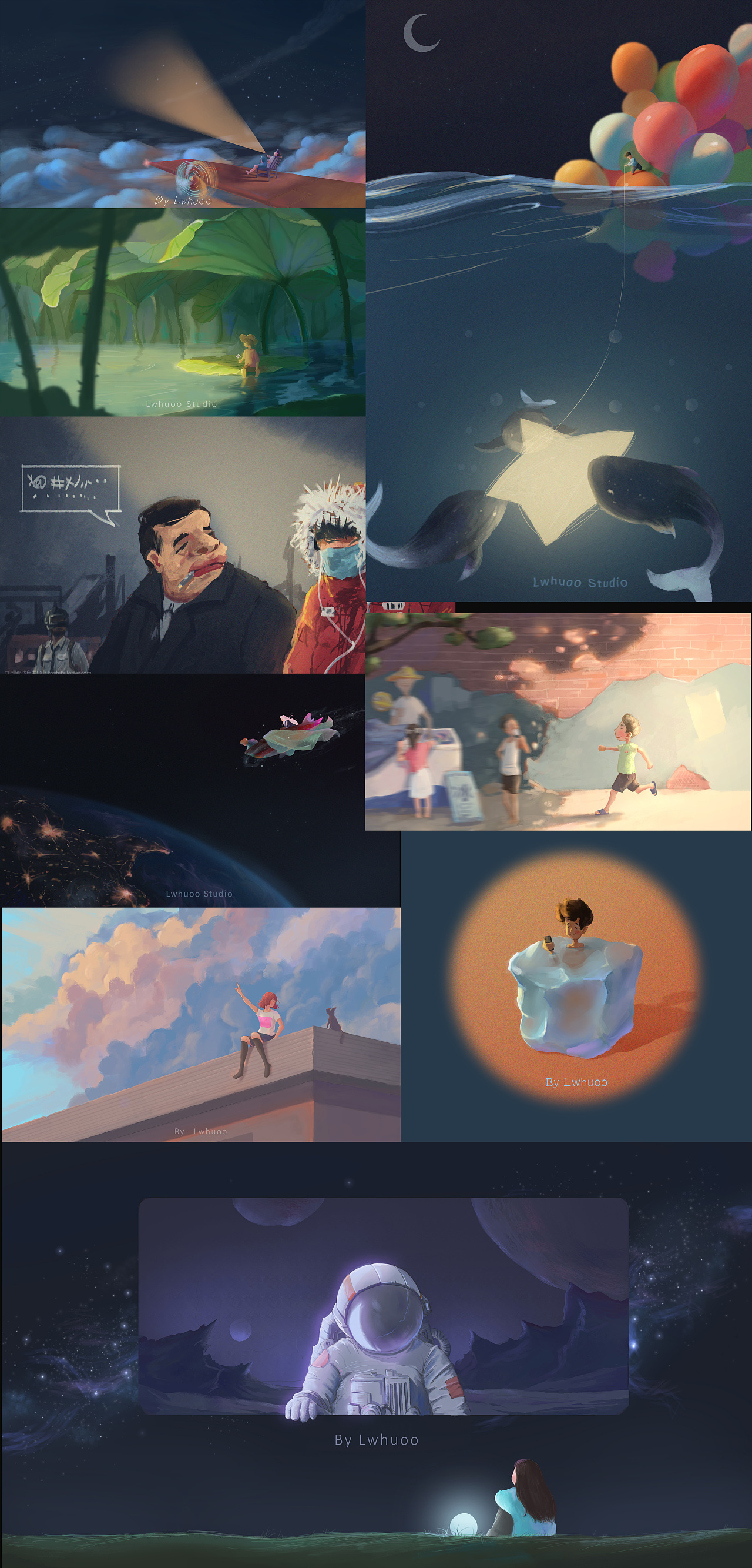 业余摸鱼学徒（二）（图ZMTI0ODg2Nzg4） - 创作习作 - 站酷设计师闲梨Lwhuoo原创素材 - 站酷ZCOOL