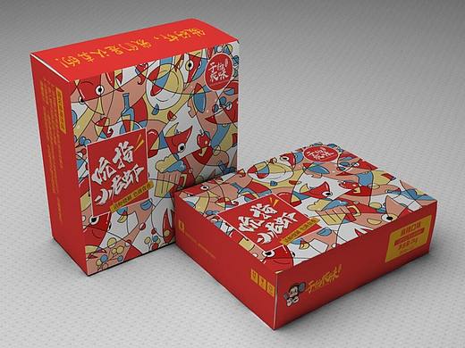 小龙虾包装盒设计