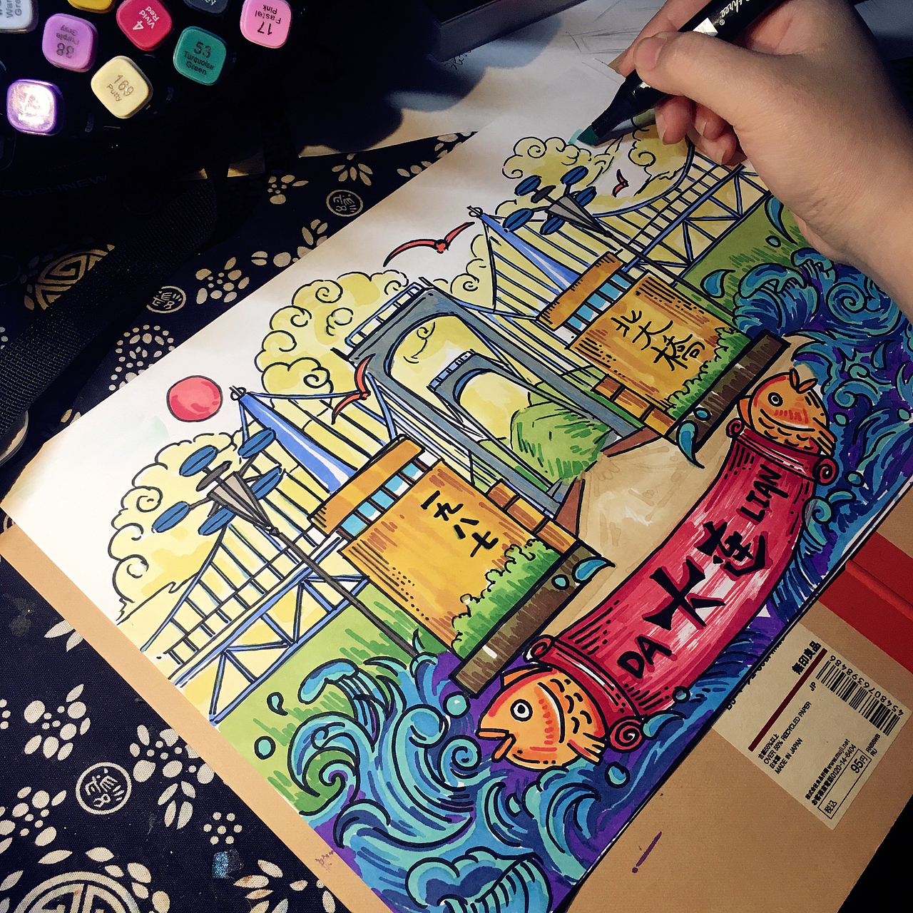 大连风景手绘part 2