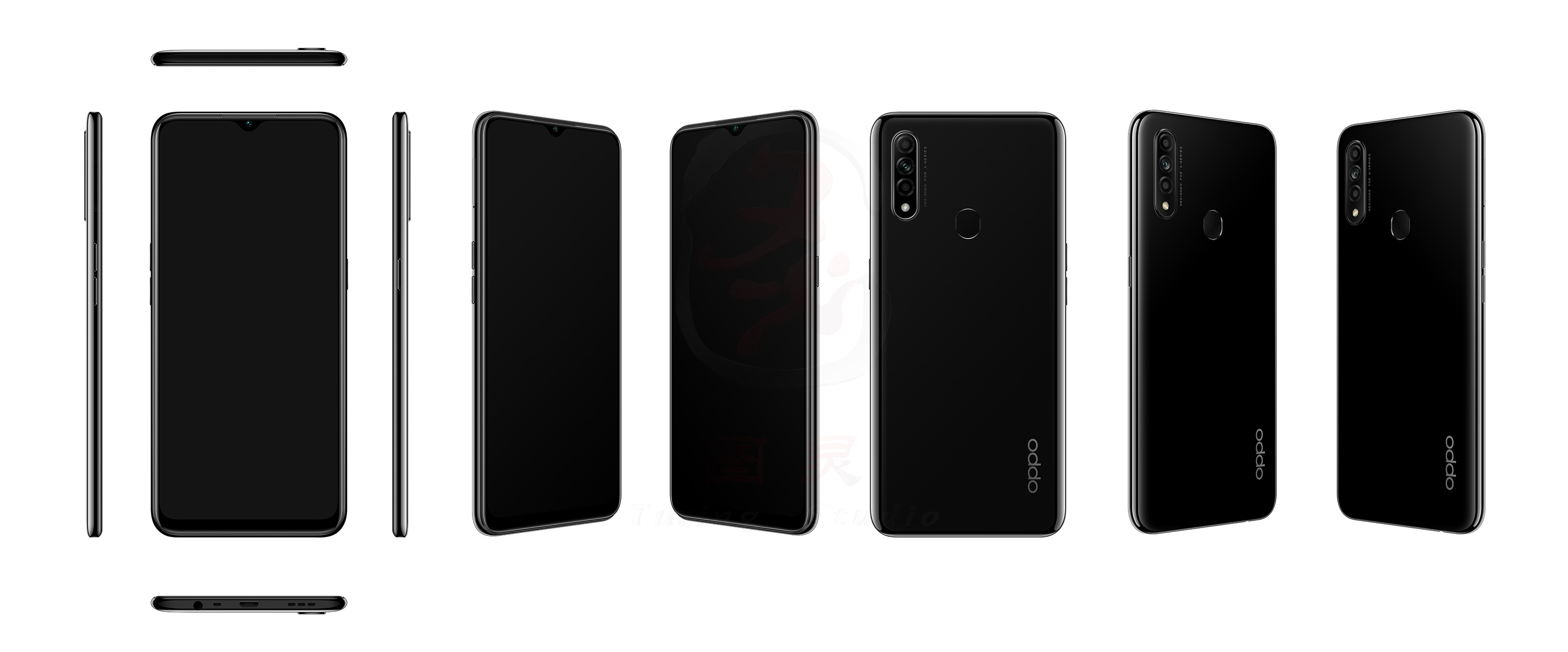 "oppo a8 系列手机"平面创拍