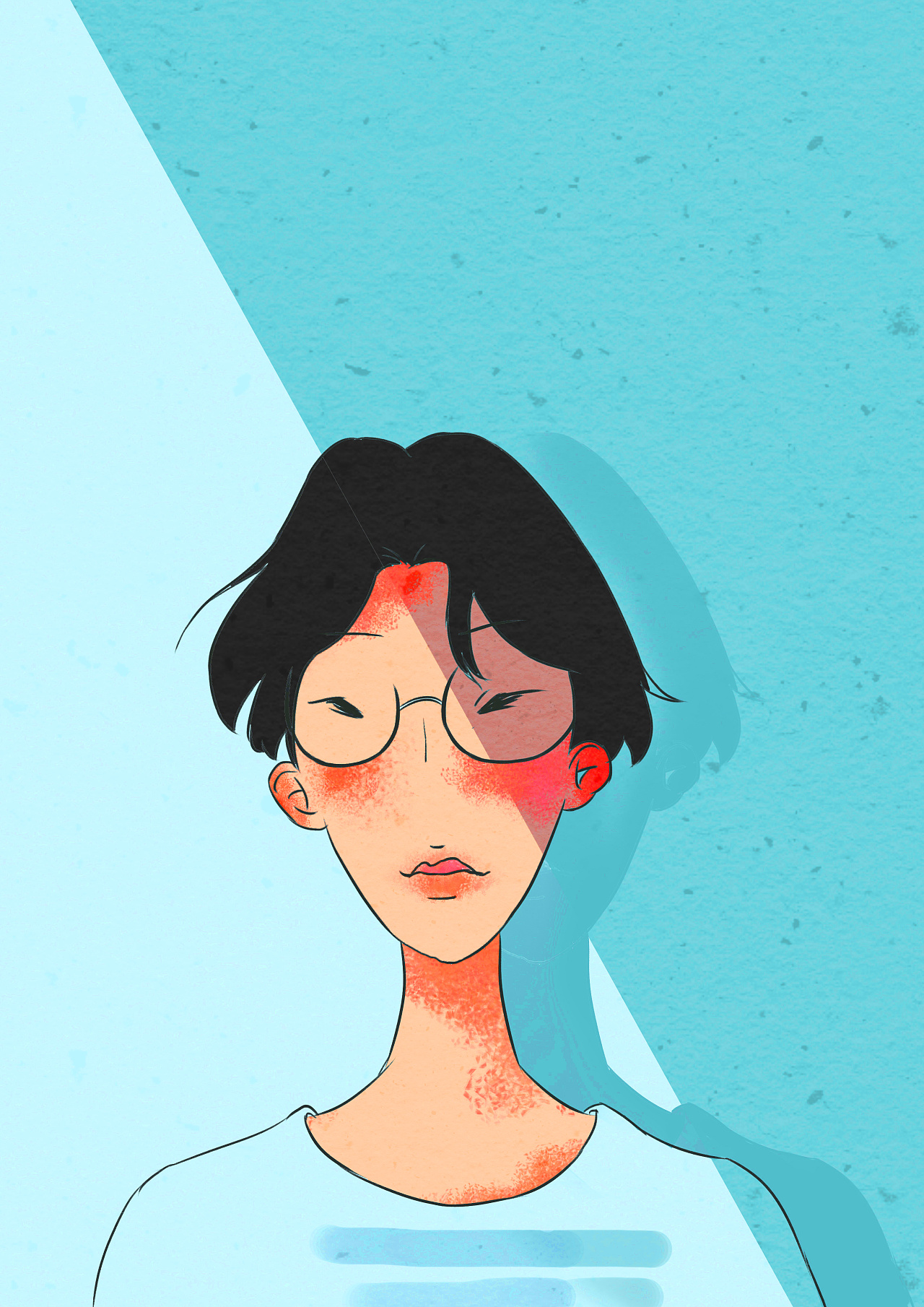 笑不起来的大长脸