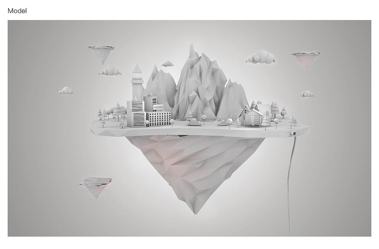 空中的岛屿（图ZOTk0NTIzMzI=） - 场景 - 站酷设计师你开水哥哥原创素材 - 站酷ZCOOL