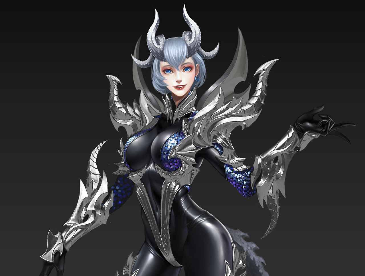 龙女|插画|游戏原画|saint_d_原创作品-站酷zcool