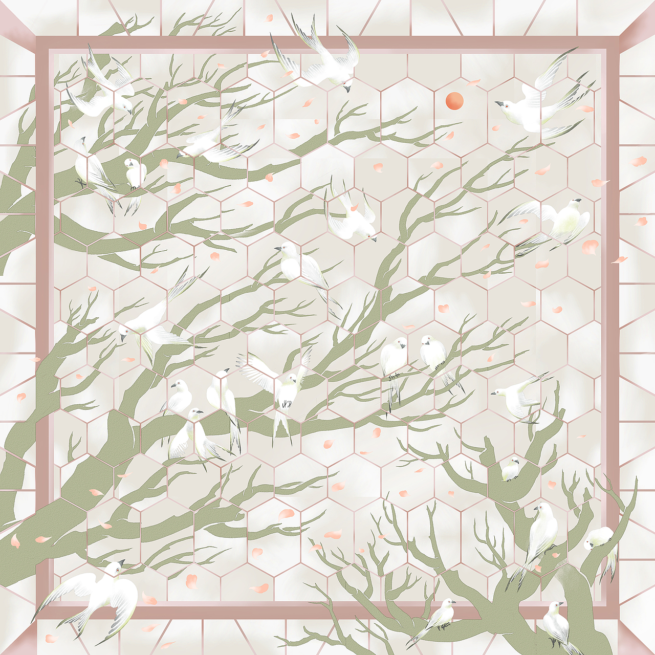丝巾设计（图ZOTg4NjQ1MjQ=） - 艺术插画 - 站酷设计师苏童Amy原创素材 - 站酷ZCOOL