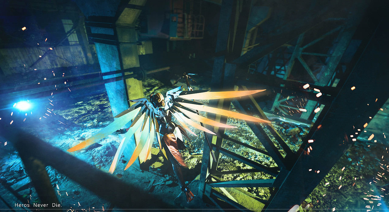 守望屁股天使cos（图ZMTk0NTU4NzUy） - 人像摄影 - 站酷设计师Chiakii原创素材 - 站酷ZCOOL