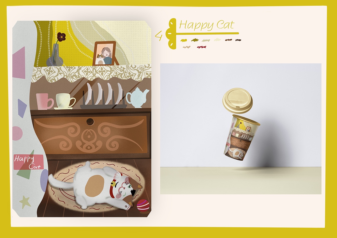 【喵喵的日常生活】原创萌宠插画作品
