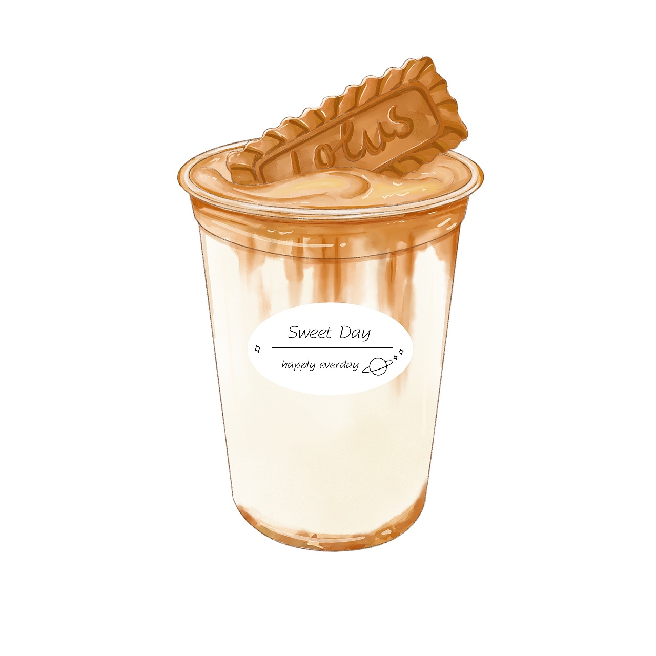 饮品插画（图ZMjc0NTU3MTY4） - 商业插画 - 站酷设计师J_BoBo原创素材 - 站酷ZCOOL