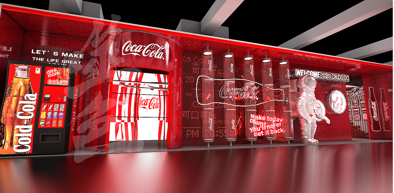 CoCaCola快闪店（图ZMjc2MzI3NzQw） - 其他三维 - 站酷设计师大Mandy原创素材 - 站酷ZCOOL