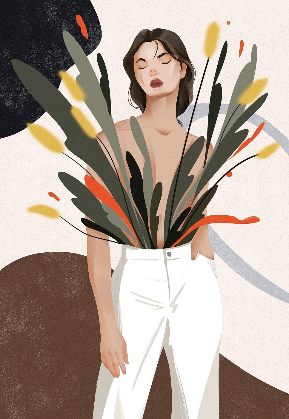 原创插画 女性系列更新