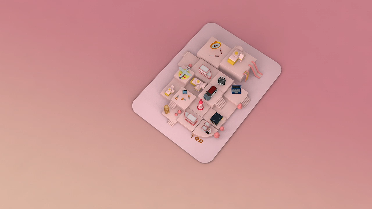 C4D小清新建模（图ZMTcxMzg5NTUy） - 动画/影视 - 站酷设计师鱼渣原创素材 - 站酷ZCOOL