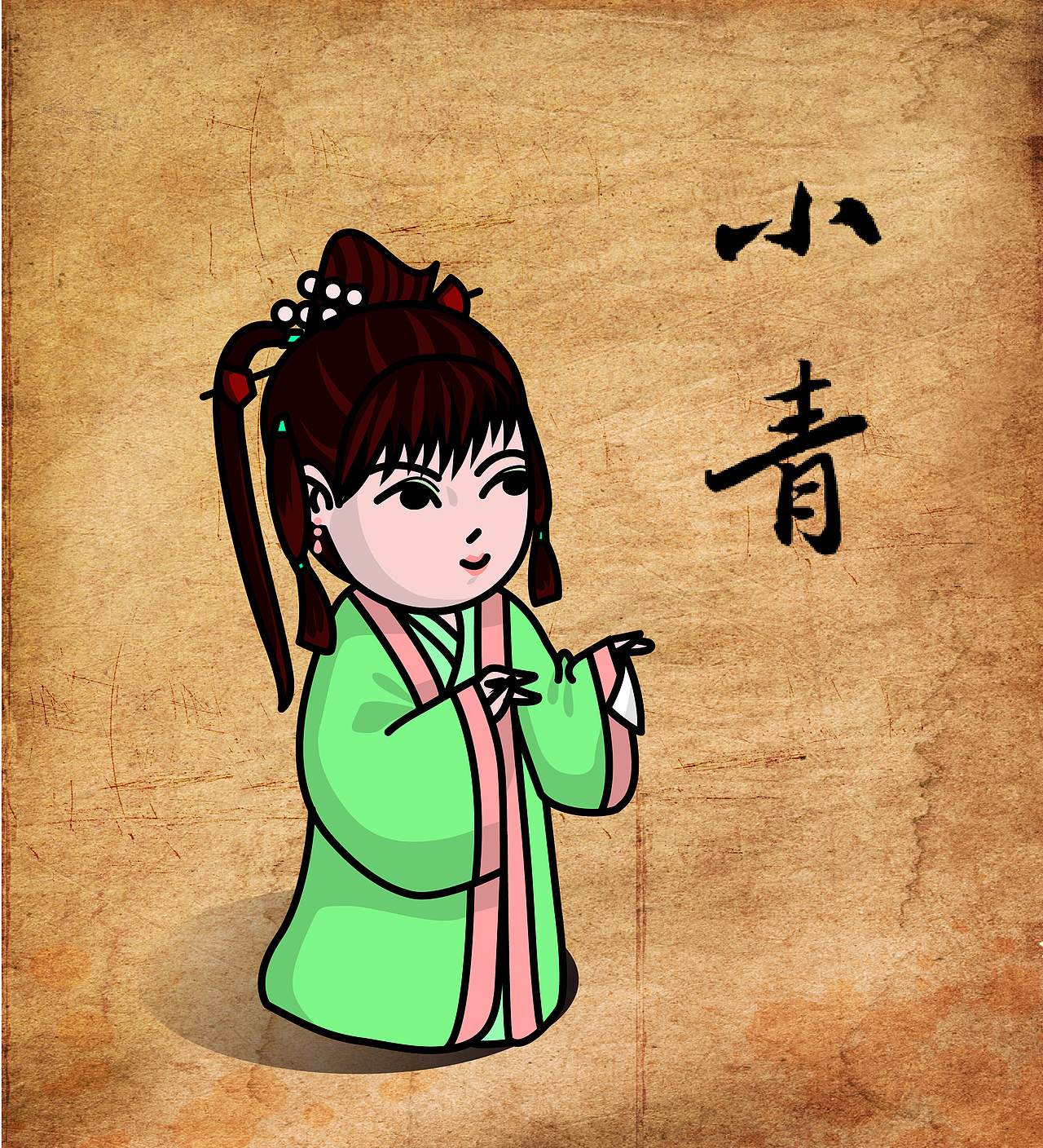 为公司画的q版白蛇传|插画|商业插画|tina十五_原创作品-站酷zcool