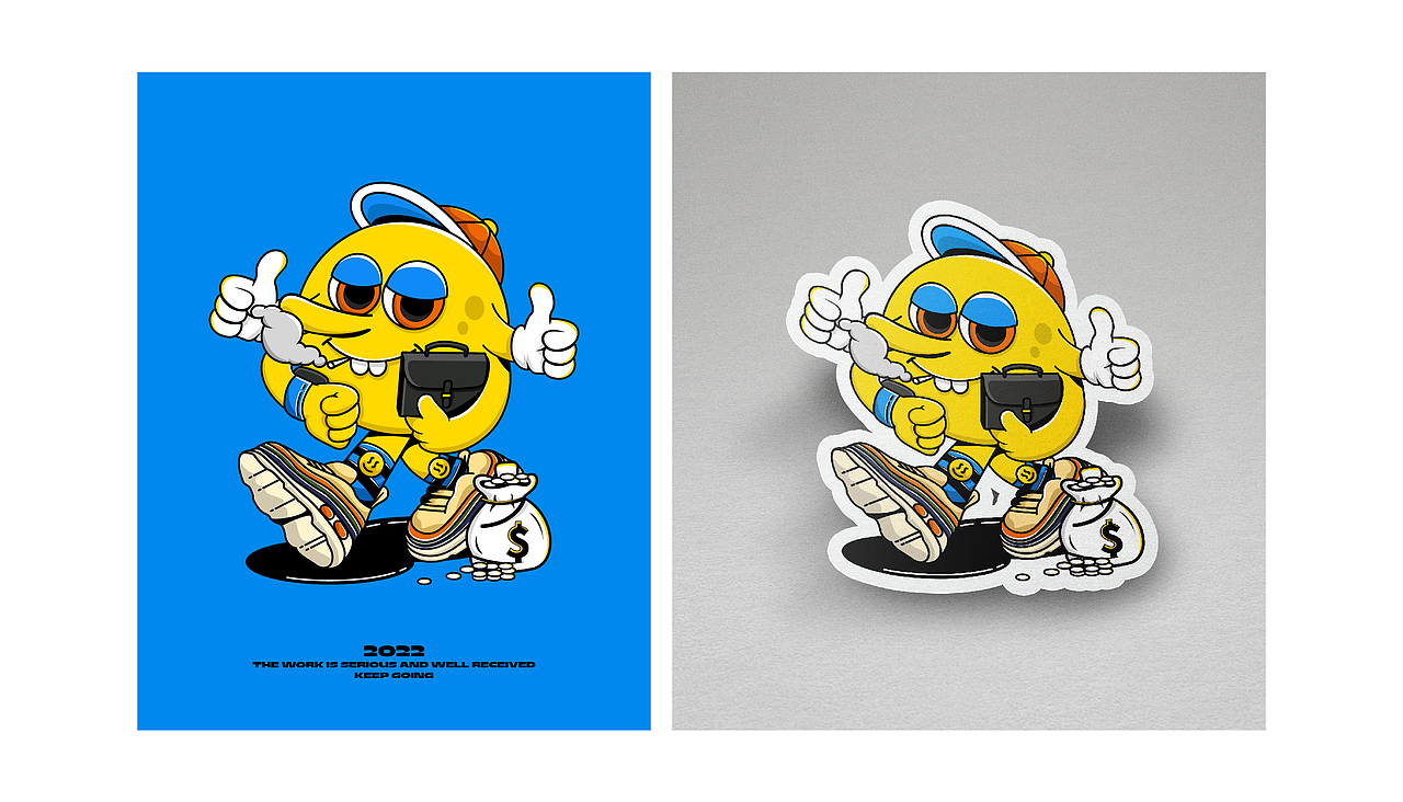 小黄豆&热爱工作插图（图ZMjk3NzMwNzcy） - IP形象 - 站酷设计师六六鱼原创素材 - 站酷ZCOOL