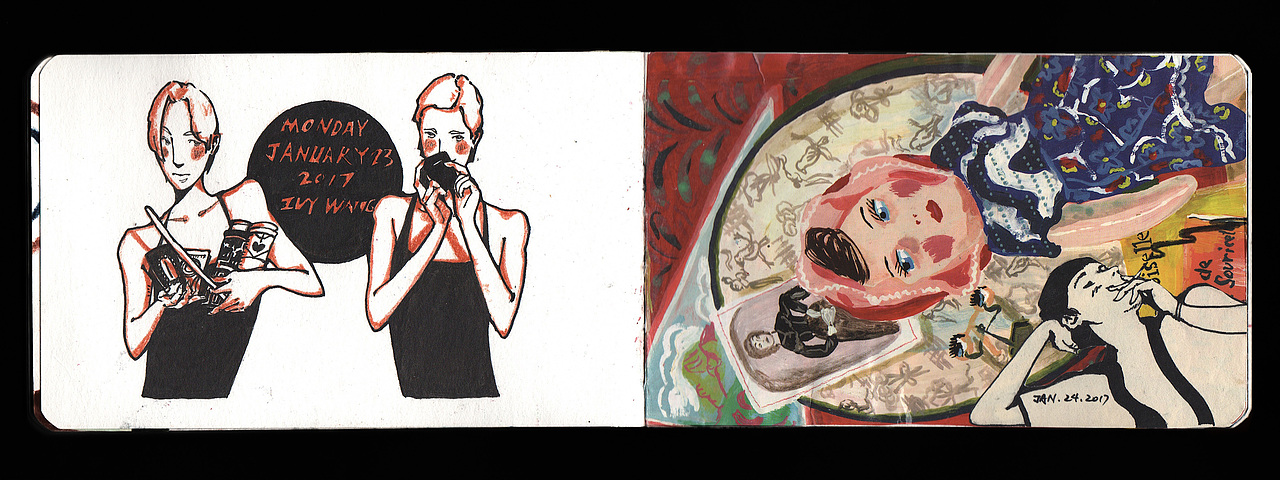 2017sketchbook（图ZMTQ5ODE4NDQw） - 创作习作 - 站酷设计师王雪曈Tong原创素材 - 站酷ZCOOL