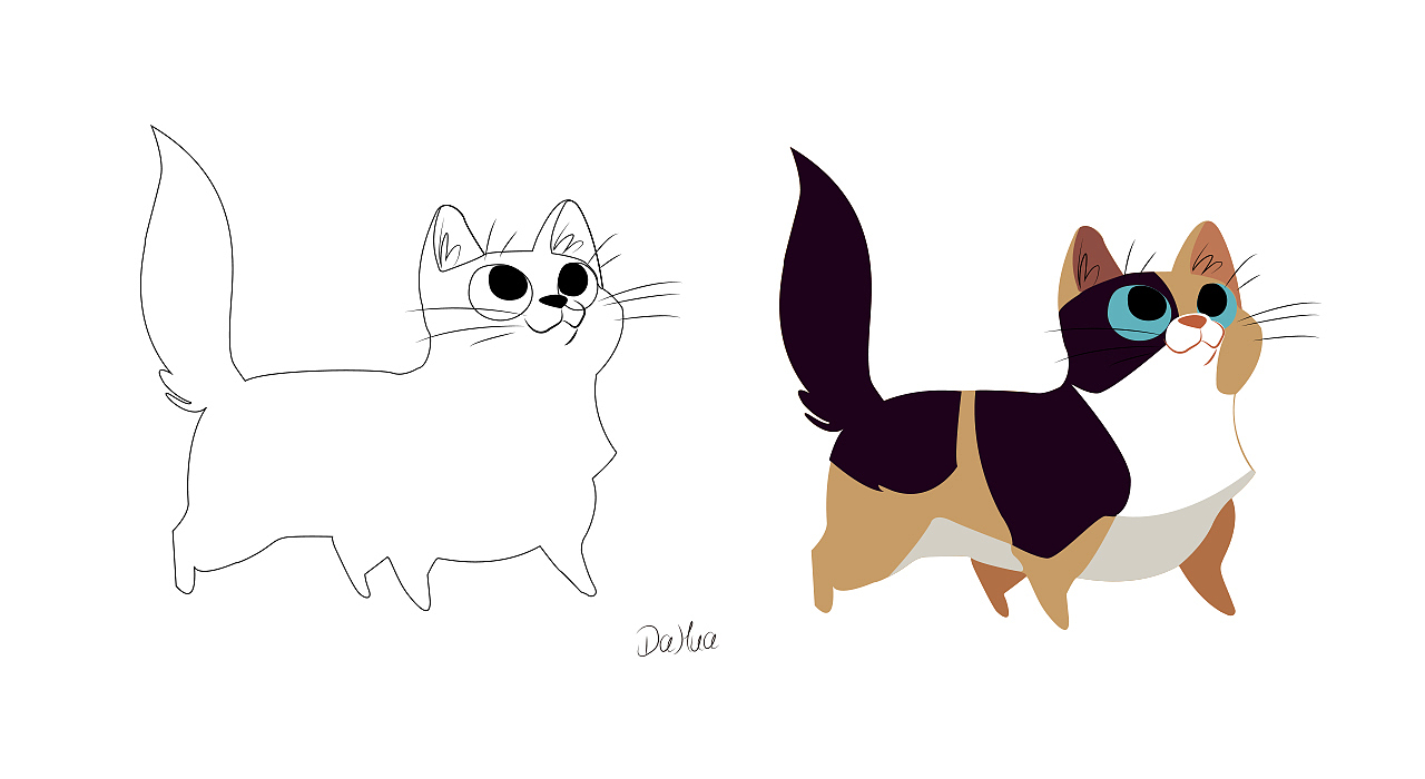 插画习作（图ZMjY5MTI2OTM2） - 创作习作 - 站酷设计师安九的猫原创素材 - 站酷ZCOOL