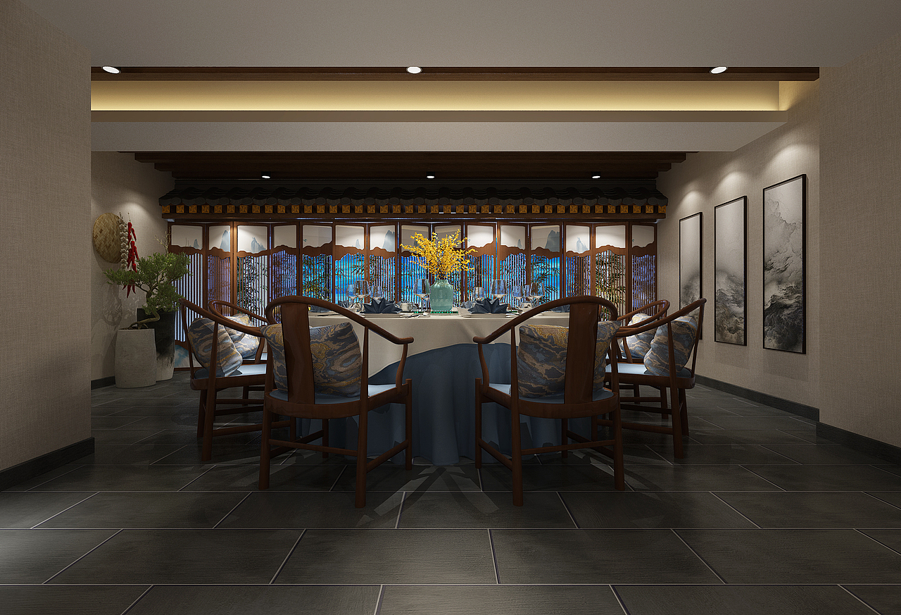 马峦山九寨沟小镇中式餐厅