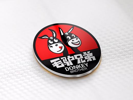毛驴兄弟卡通LOGO设计（个人主页-ZMzE5MDM3NjQ=） - 品牌 - 站酷设计师国艺品策原创素材 - 站酷ZCOOL