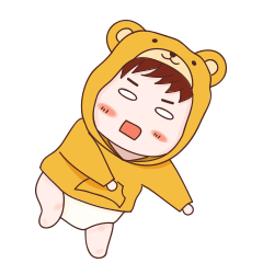 萌小熊微信表情卡通形象